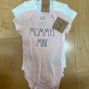 Rae Dunn 3 set of onesies